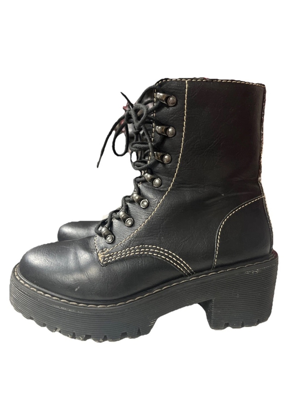 Madden Girl Boots Womens Size 7M Black Hawke/Hawk01J1